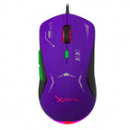 Mouse Gamer Xzeal XZPM1MV, Morado