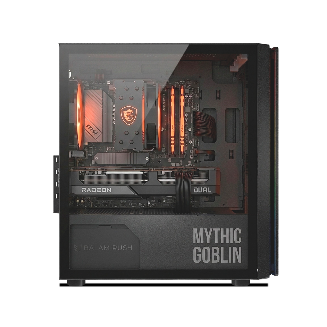 PC Gamer RX 9060 XT, AMD Ryzen 5 7600, 16GB DDR5, 500GB SSD M.2, Banshee - Mythic