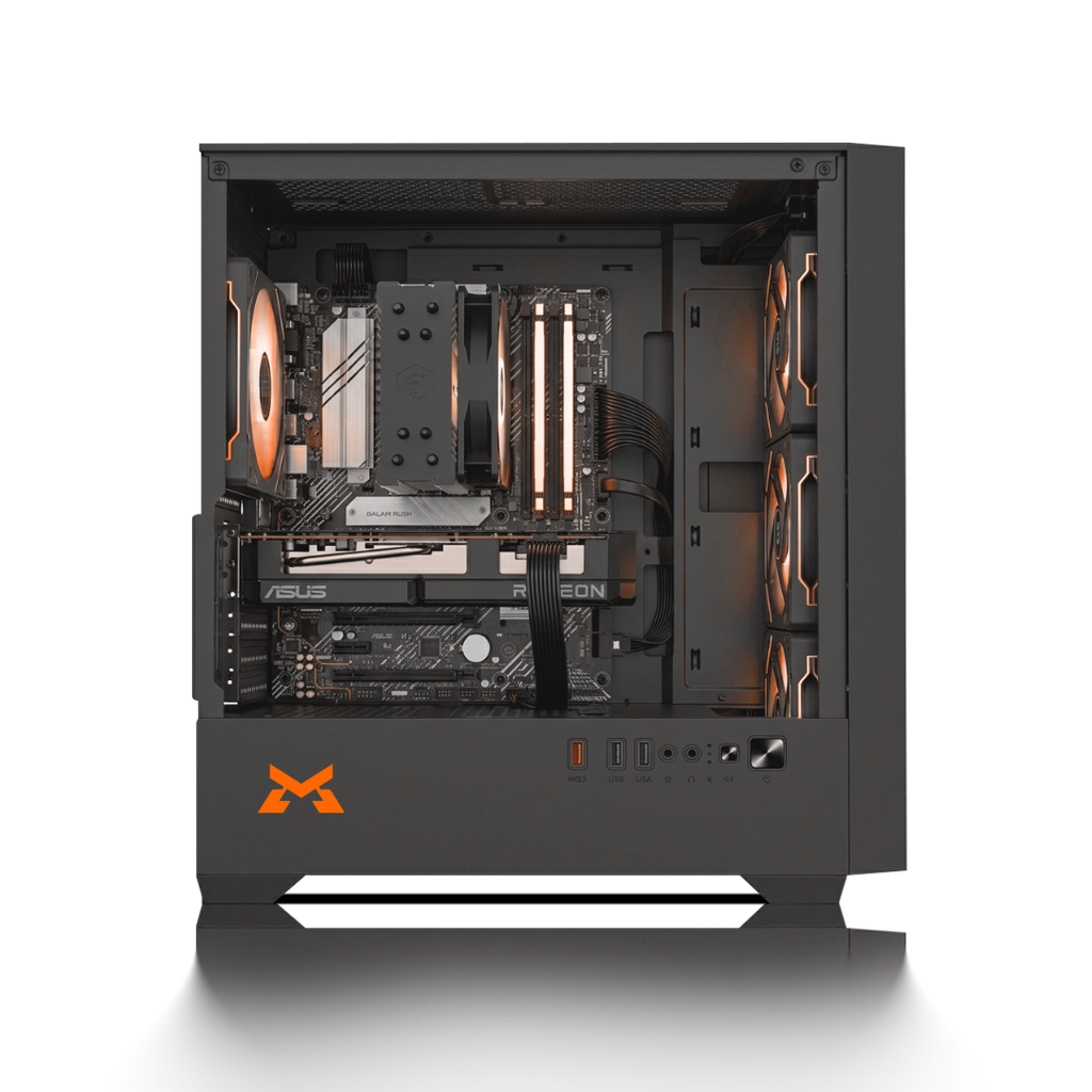 PC Gamer RX 7600, AMD Ryzen 5 5500, 16GB DDR4, 500GB SSD M.2, Goblin - Mythic