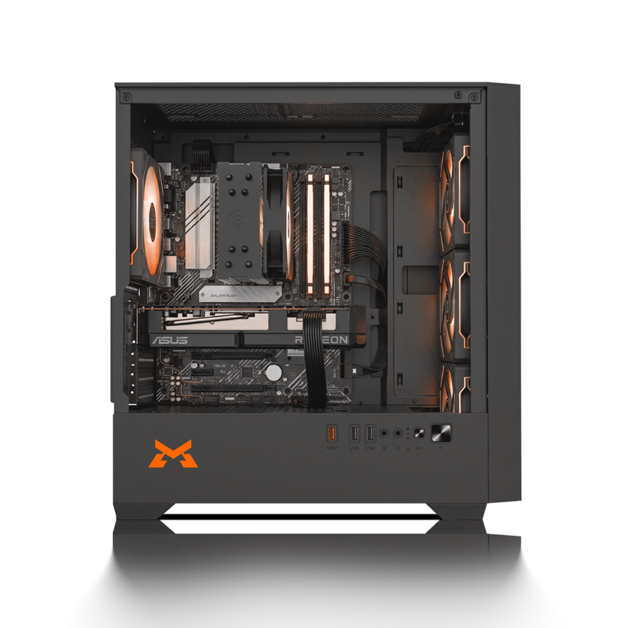 PC Gamer RX 7600, AMD Ryzen 5 5500, 16GB DDR4, 500GB SSD M.2, Goblin - Mythic