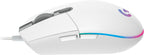 Mouse Gamer LOGITECH G203, 200-8.000 dpi, USB, Color blanco