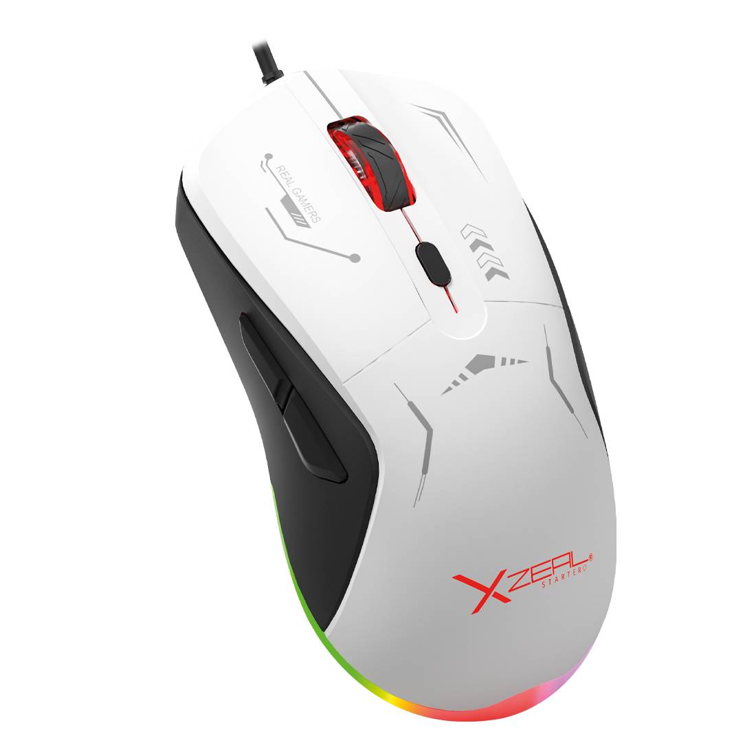 Mouse Gamer Xzeal XST-401, Blanco
