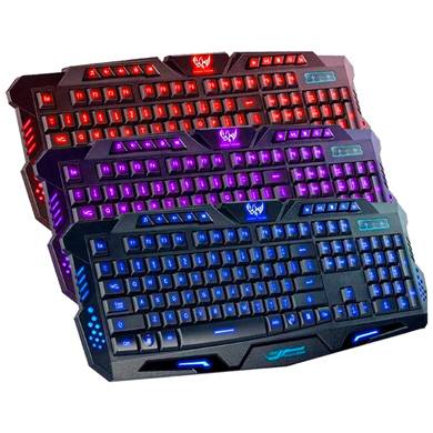 Teclado BROBOTIX 420028, USB, Negro