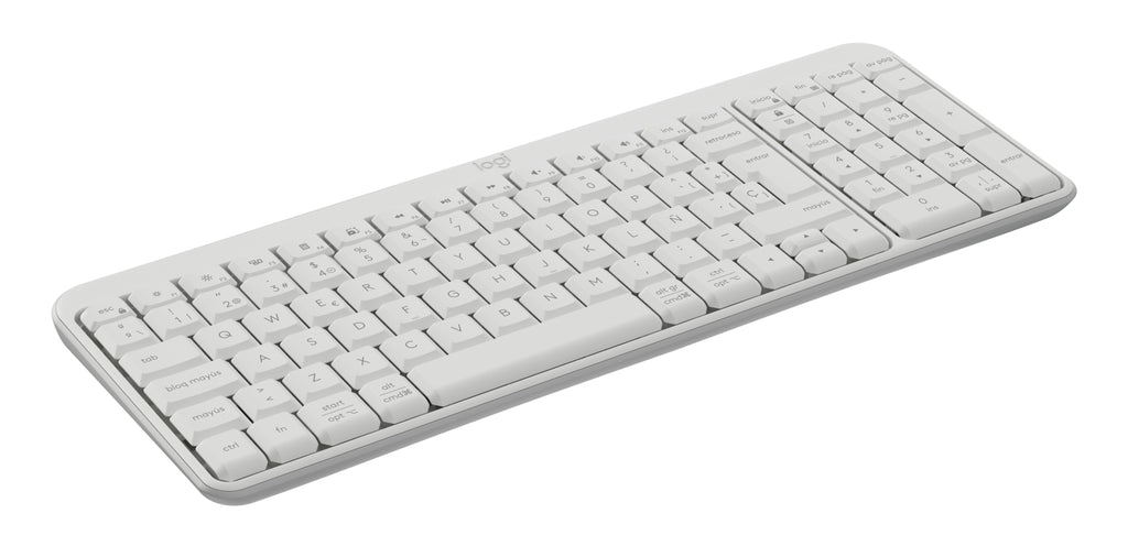 Teclado LOGITECH K250 LED, Blanco