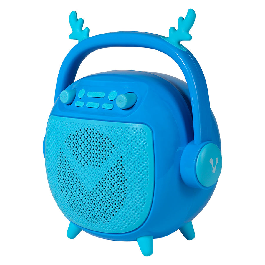 Bocinas VORAGO BSP-205 Bluetooth, USB/3.5mm, Azul