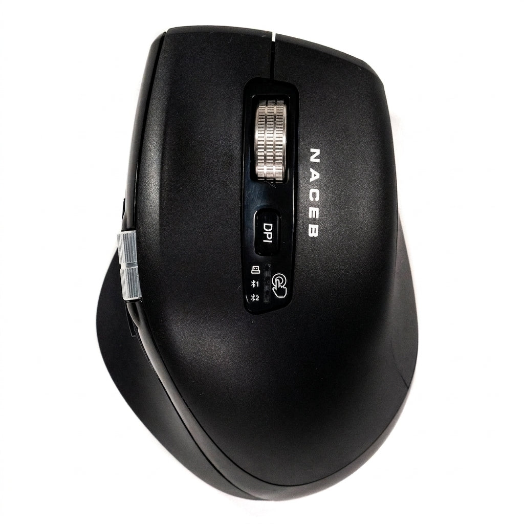 Mouse Naceb Technology NA-0133 Inalambrico, Negro