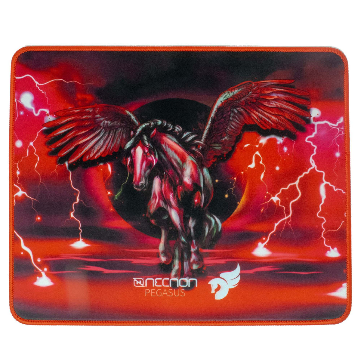 Kit Teclado y Mouse Gamer NECNON NGC-PEGASUS LED, Rojo