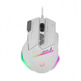 Mouse Gamer GETTTECH GPM-RGBWR-G1-WH, Blanco