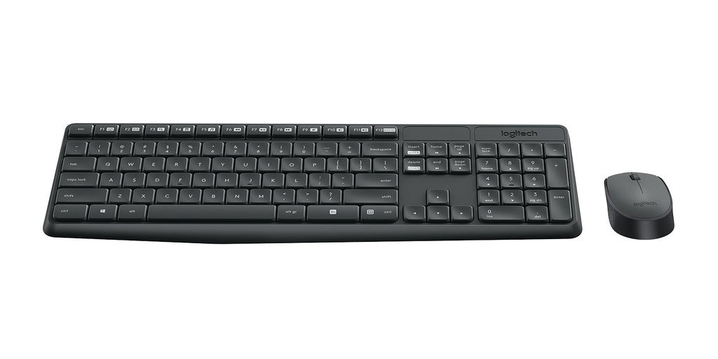 Kit Teclado y Mouse LOGITECH 920-007901, Negro