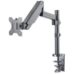 Soporte para Monitor MANHATTAN con pistón a gas,Soporta un monitor de 17 17", 100 x 100, Gris