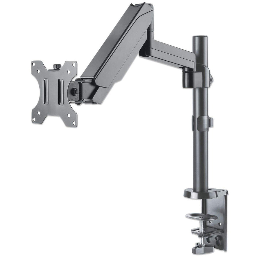 Soporte para Monitor MANHATTAN con pistón a gas,Soporta un monitor de 17 17", 100 x 100, Gris
