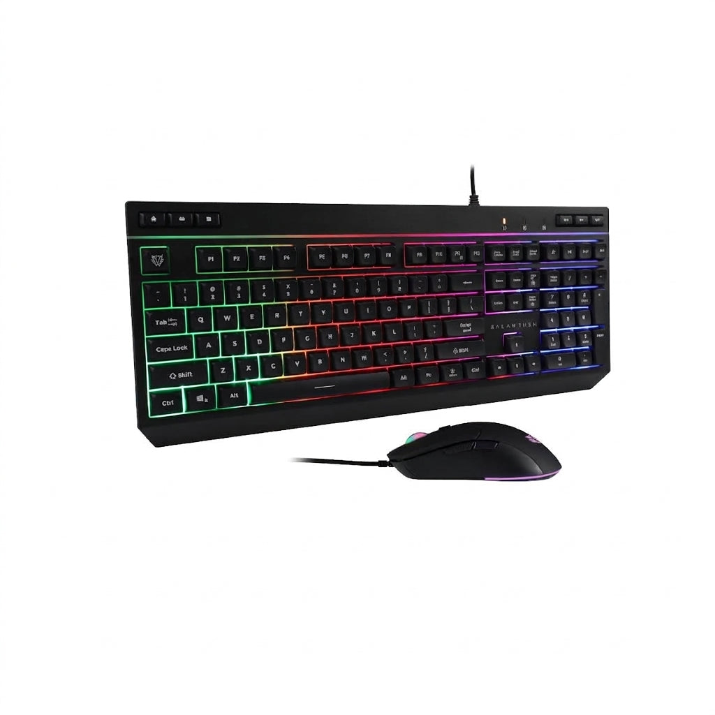 Kit Teclado y Mouse BALAM RUSH BR-936286 Alámbrico USB RGB 3600 DPI