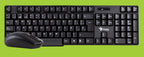 Kit Teclado y Mouse Stylos STPKTM3B, Negro