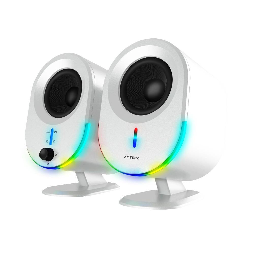 Bocinas ACTECK BS630 Bluetooth, Blanco