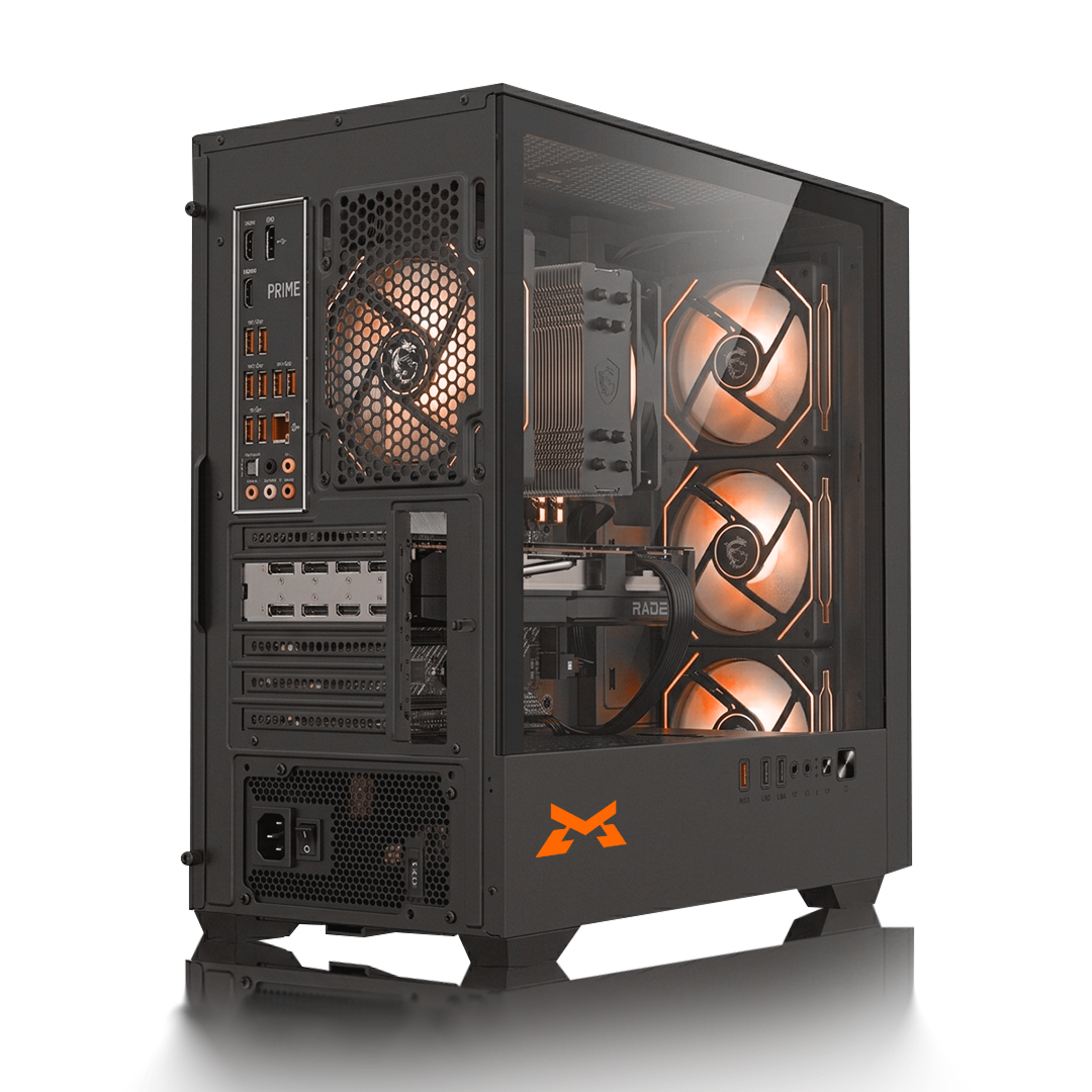 PC Gamer RX 7600, AMD Ryzen 7 5700, 16GB DDR4, 500GB SSD M.2, Goblin - Mythic