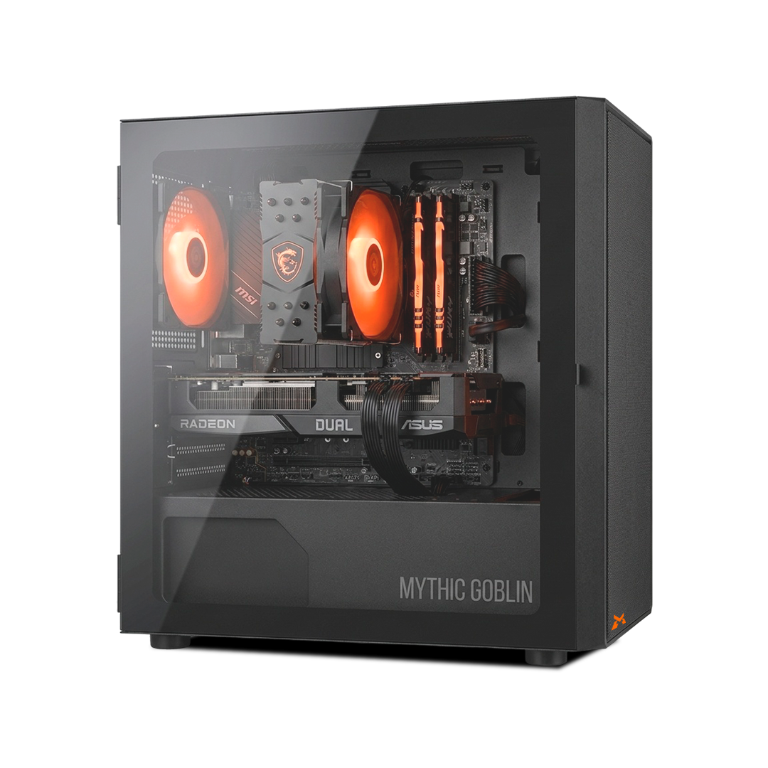 PC Gamer RX 9060 XT, AMD Ryzen 7 7700, 16GB DDR5, 500GB SSD M.2, Banshee - Mythic
