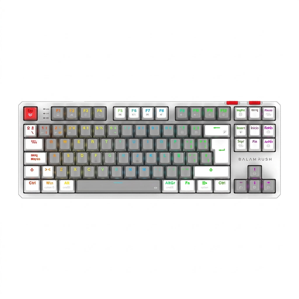 Teclado Gamer Balam Rush GK990, Gris