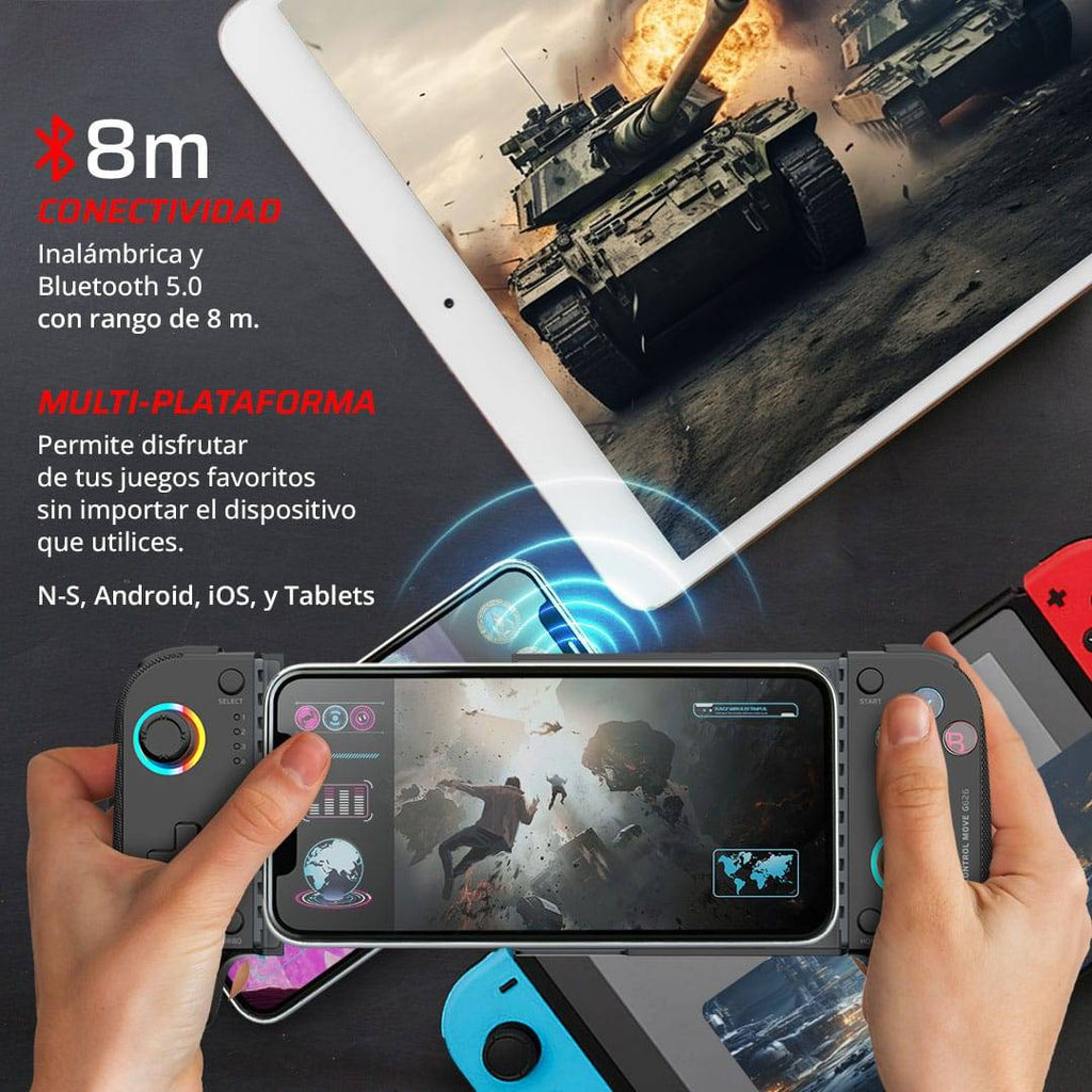 Control Gamer Balam Rush G626, Negro