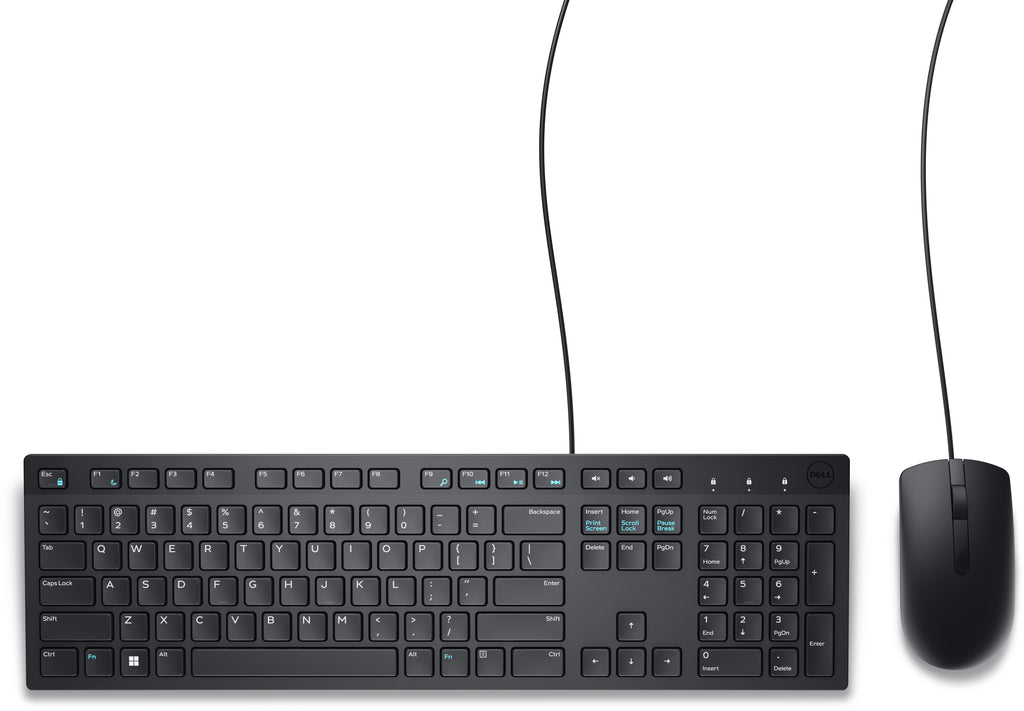 Kit Teclado y Mouse DELL 580-AKKW, 442 x 127, Negro