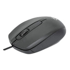 Mouse MANHATTAN 190190, USB-C, Negro