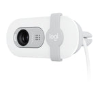 Webcam LOGITECH Brio 100, Full HD (1920 x 1080), Blanco