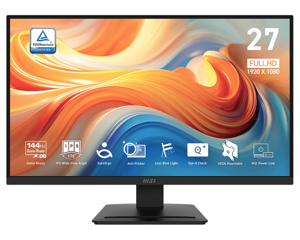 Monitor MSI PRO MP273L E14 LED IPS 27", 1920x1080 Full HD, G-Sync/FreeSync, 144Hz, HDMI/VGA