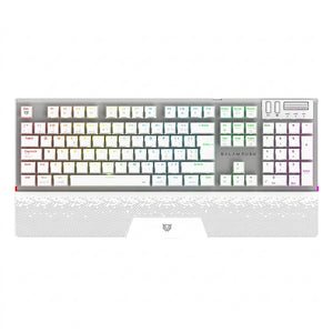 Teclado Gamer Balam Rush GK9791, RGB, Blanco