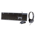 Kit Teclado y Mouse PERFECT CHOICE PC-201700, Negro