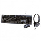 Kit Teclado y Mouse PERFECT CHOICE PC-201700, Negro