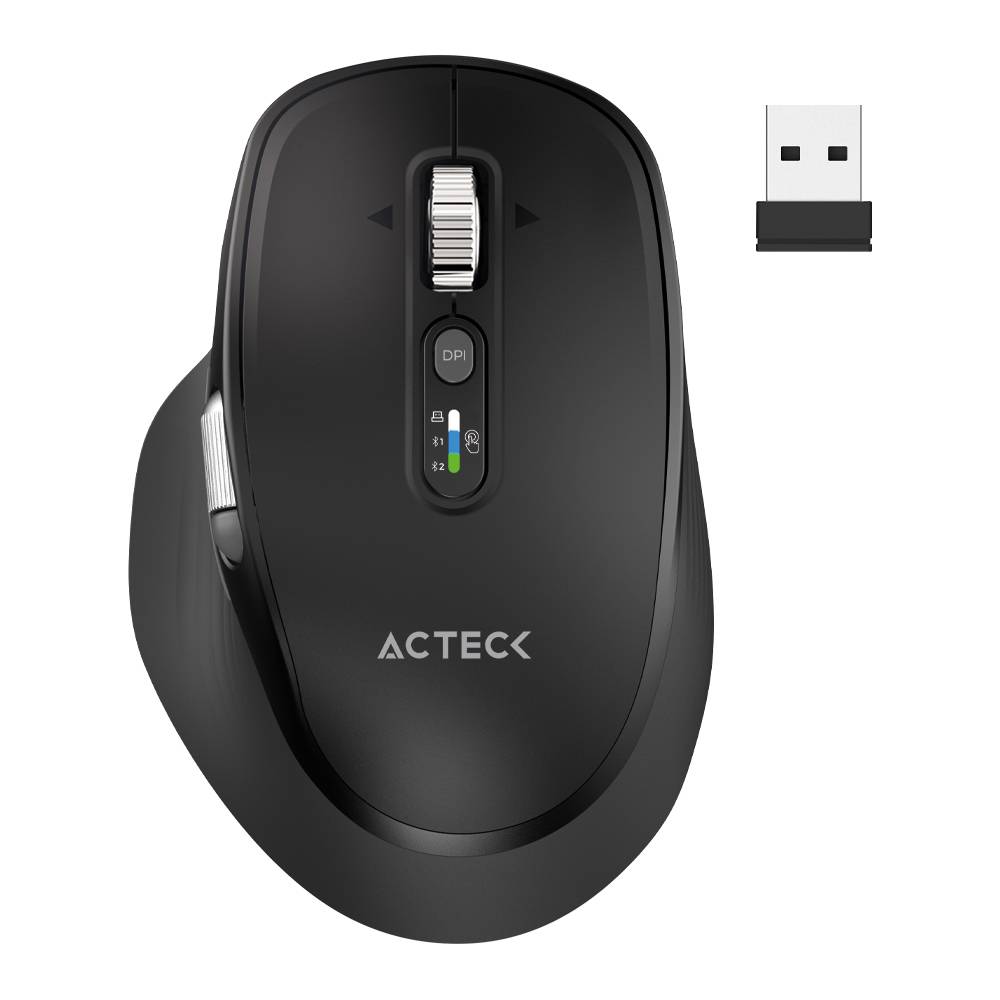 Mouse ACTECK VIRTUOS PRO ULTRA MI777 Inalámbrico, Negro