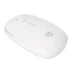Mouse MANHATTAN 190329 Optico Inalambrico, Blanco
