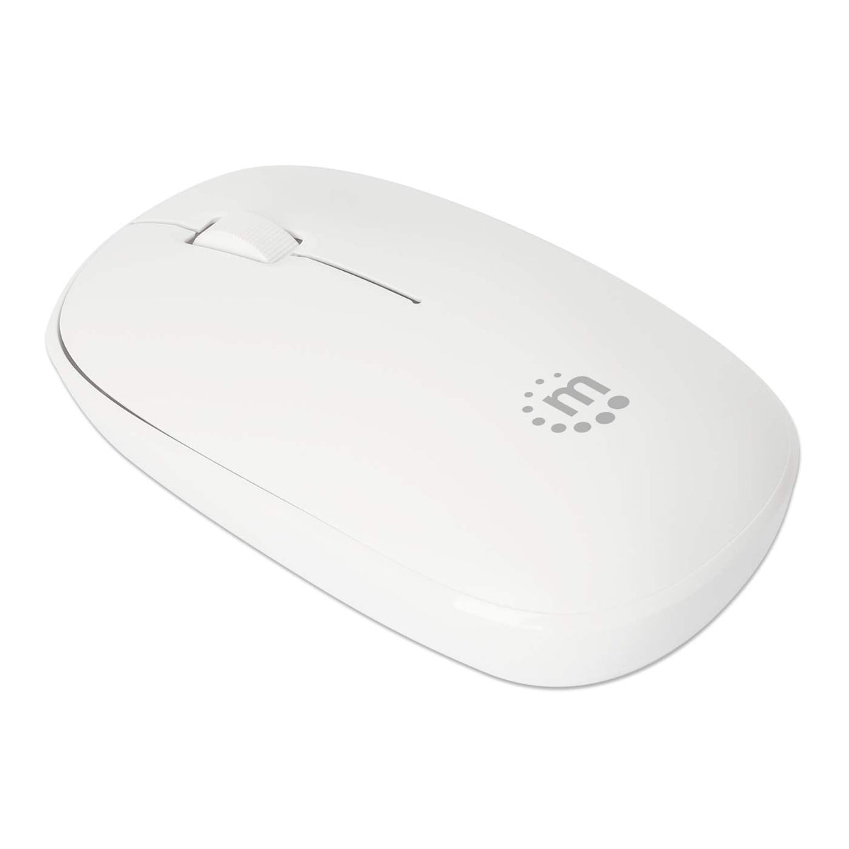 Mouse MANHATTAN 190329 Optico Inalambrico, Blanco