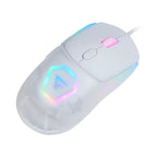 Mouse Gamer GAME FACTOR MOG530-WH, USB, Blanco