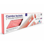 Kit Teclado y Mouse BROBOTIX 406986 Inalámbrico, Bluetooth/Radiofrecuencia, 2.4MHz