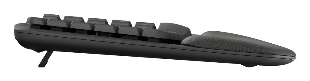 Teclado LOGITECH Wave Keys LED Curvo, Grafito