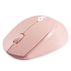 Mouse BROBOTIX 6000793 Óptico Inalámbrico, 1000 DPI, Rosa