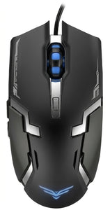 Mouse Gamer Naceb Technology NA-629, USB, Negro
