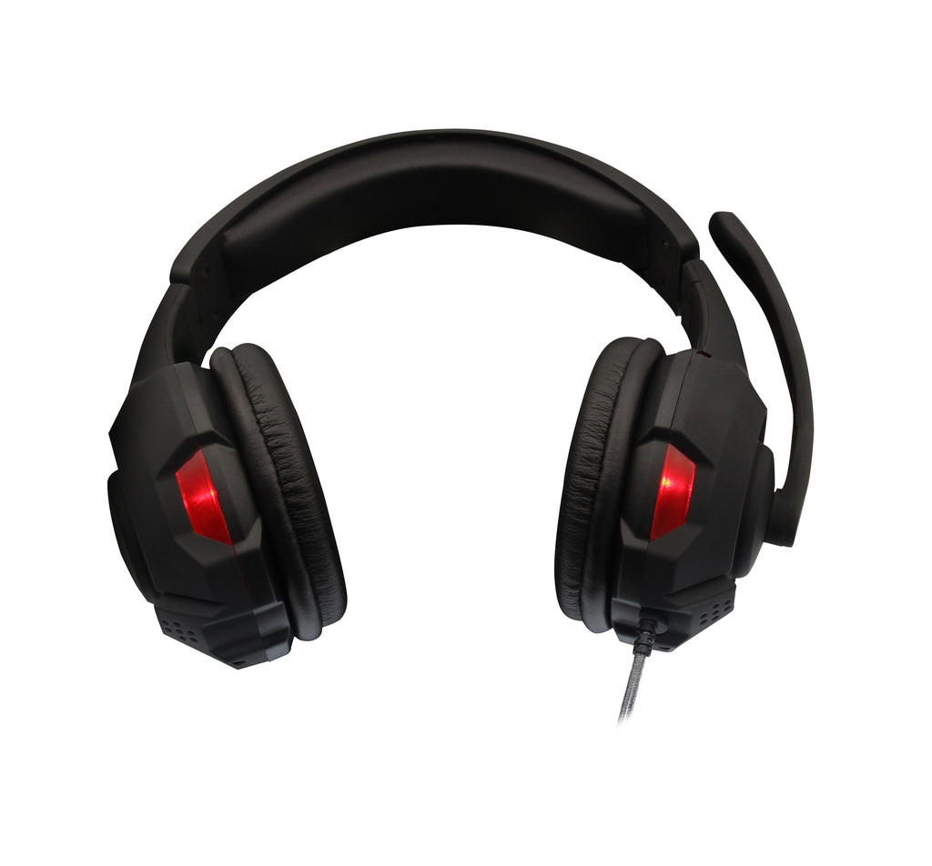 Headset Gamer Naceb Gaming NA-0304R Curvo, Negro