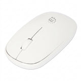 Mouse MANHATTAN 190329 Optico Inalambrico, Blanco