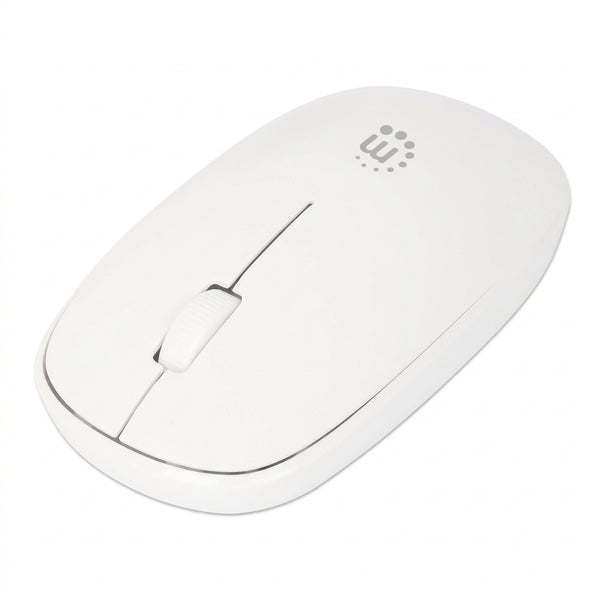 PC Gamer Mouse MANHATTAN 190329 Optico Inalambrico, Blanco - México