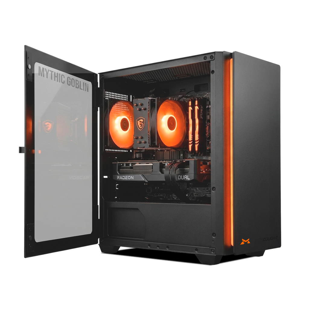 PC Gamer RX 9060 XT, AMD Ryzen 5 7600, 16GB DDR5, 500GB SSD M.2, Banshee - Mythic