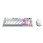 Kit Teclado y Mouse Balam Rush KG525, Blanco