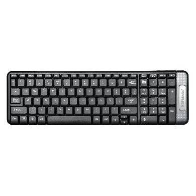 Kit Teclado y Mouse BROBOTIX 6000625, Negro/Gris