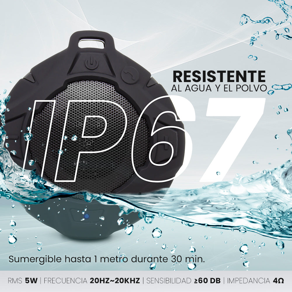 Bocinas VORAGO BSP-400, Bluetooth, Negro