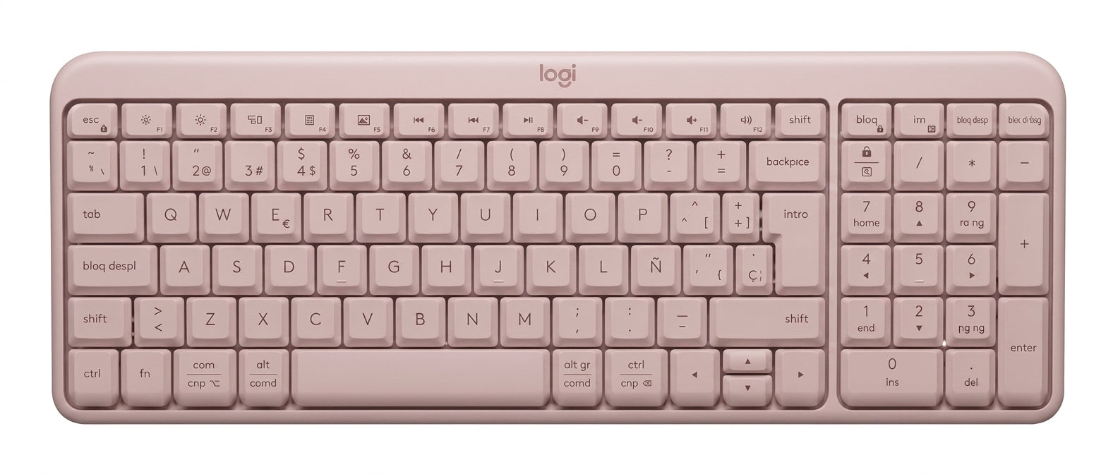 Teclado LOGITECH K250 LED, Rosa