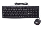Kit Teclado y Mouse Naceb Technology NA-112N, Negro