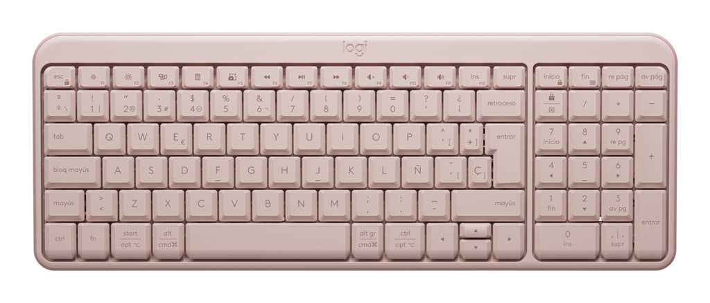 Teclado LOGITECH K250 LED, Rosa
