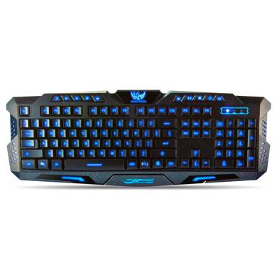 Teclado BROBOTIX 420028, USB, Negro