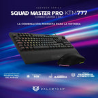 Kit Teclado y Mouse Balam Rush KTM777, Negro