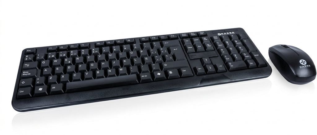 Kit Teclado y Mouse Naceb Technology, Negro